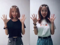 小姐姐拼接照片,展现青春活力瞬间